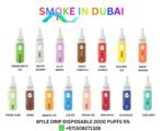 Myle Drip 2000 Puffs 5% disposable vape in uae dubai