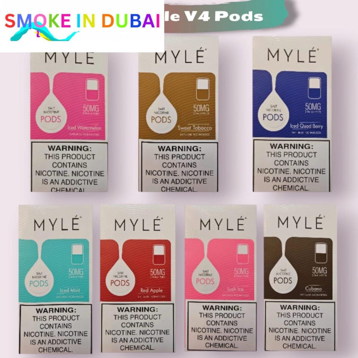 Myle V4 Pods 16 Flavors | Best Myle Vape In Dubai UAE