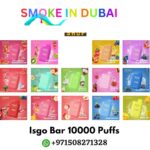 ISGO BAR 10000 Puffs 5% nicotine Disposable Vape shop In Dubai