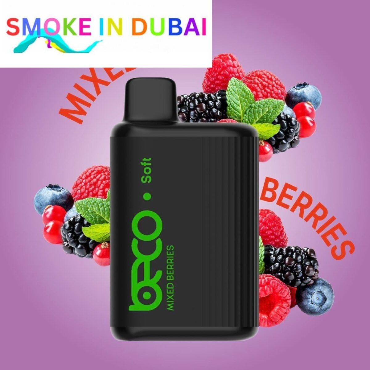 smokeindubai BECO SOFT 6000 MIXED BERRIES 2