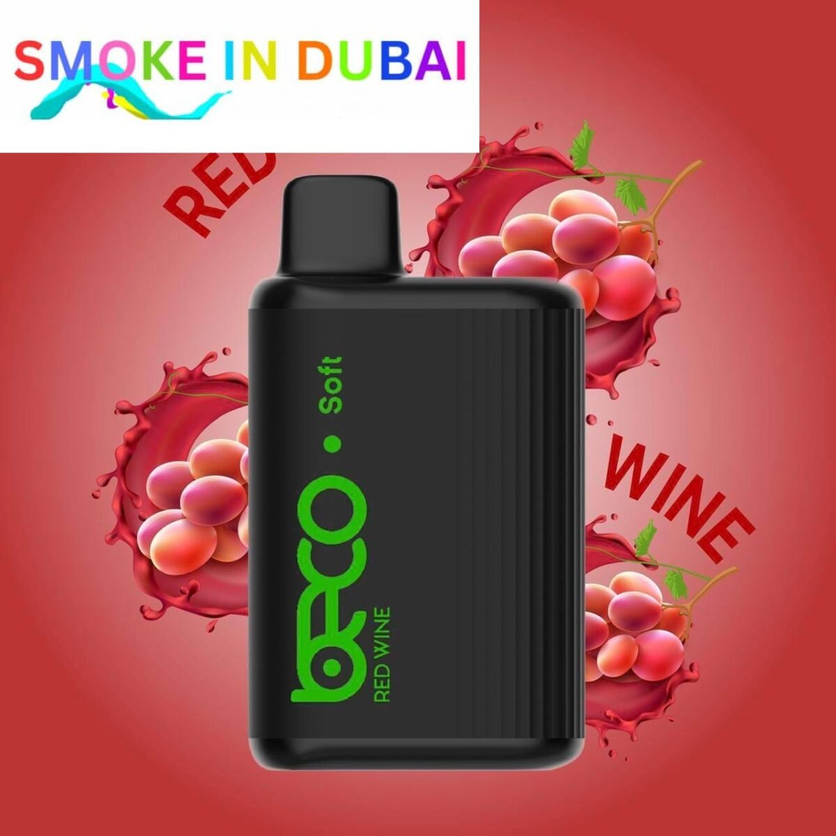 smokeindubai BECO SOFT 6000 RED WINE 2