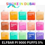 Elfbar Pi 9000 Puffs 5% Nicotine Disposable Vape in dubai
