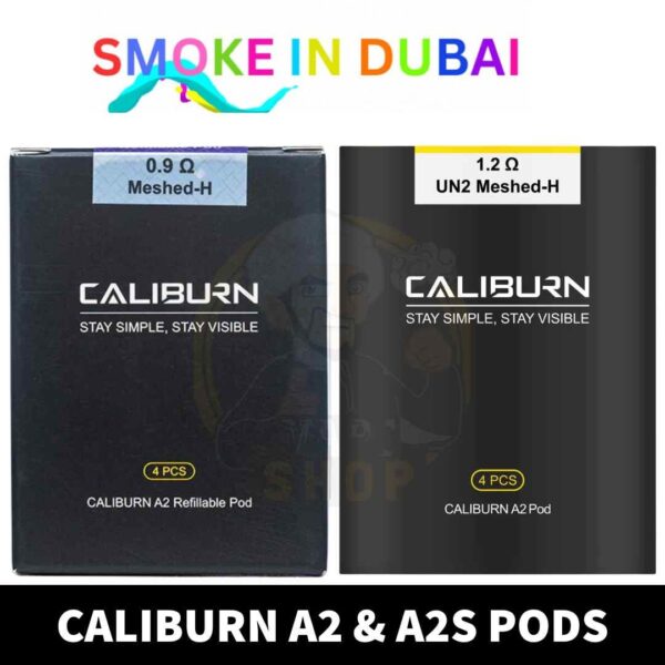 UWELL Caliburn A2/A2S Pods 0.9ohm & 1.2ohm Replacement Pods in Dubai, UAE