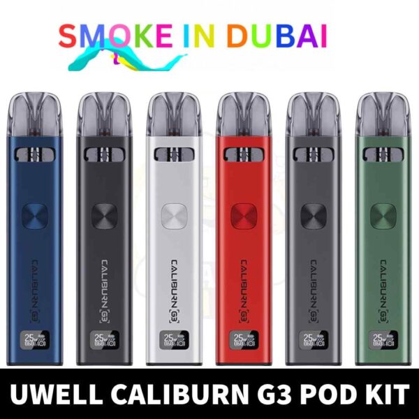 UWELL Caliburn G3 Kit 25W Pod System 9000mAh Vape Kit in Dubai, UAE