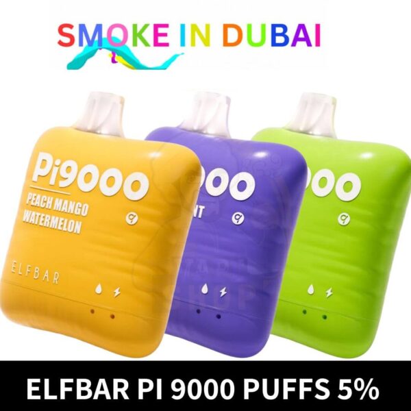 Elfbar Pi 9000 Puffs 5% Nicotine Disposable Vape in dubai