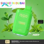 ISGO Bar Disposable 10000 Puffs 2% Rechargeable Vape in Dubai, UAE