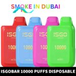 ISGO Bar Disposable 10000 Puffs 2% Rechargeable Vape in Dubai, UAE