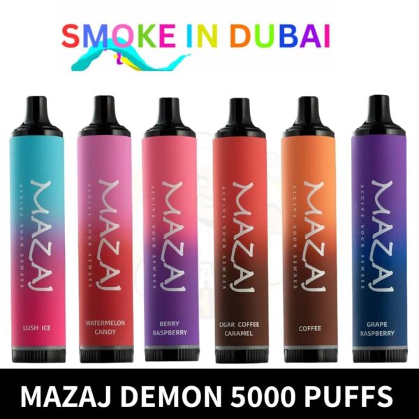 MAZAJ Demon 5000 Puffs Disposable Vape In Dubai Online Shop