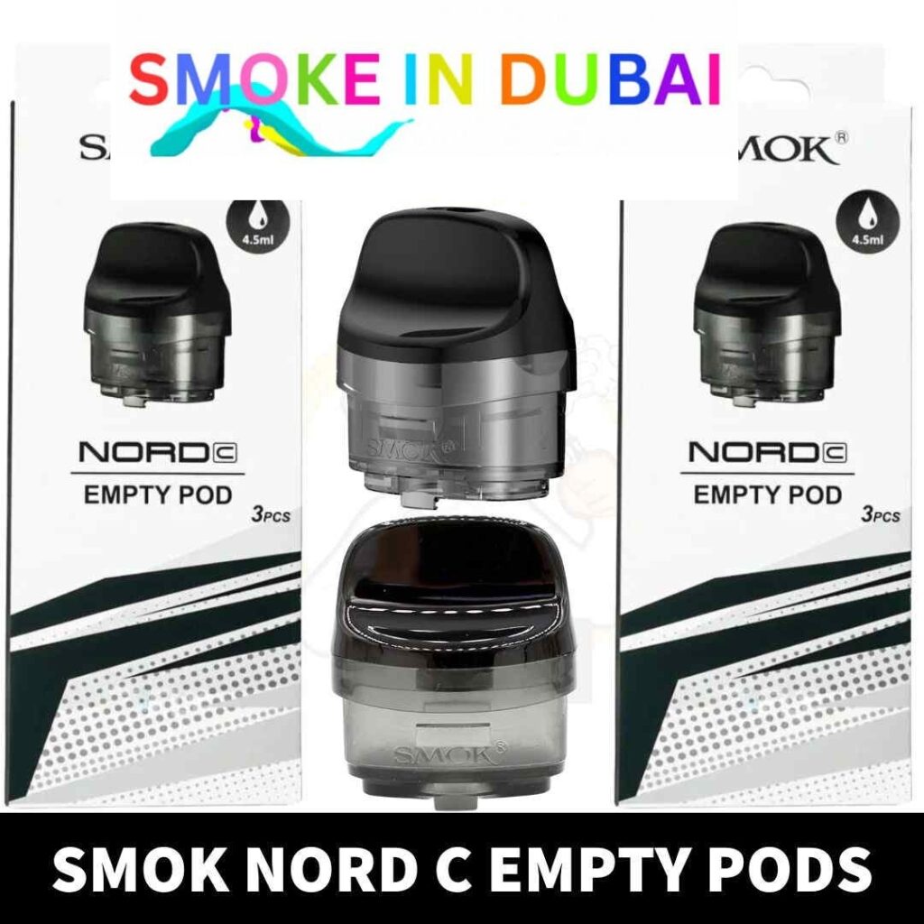 SMOK Nord C Empty Pods 4.5ml Pod Cartridge in Dubai, UAE – 3 PCS Per Pack