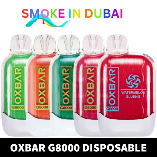 OXBAR G8000 Disposable 5% 8000Puffs Rechargeable Vape in Dubai, UAE