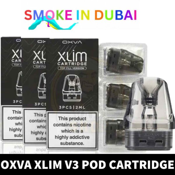 OXVA Xlim V3 Top Fill Version Pods 0.6ohm, 0.8ohm, 1.2ohm Pod Cartridge Replacement Pod in Dubai, UAE