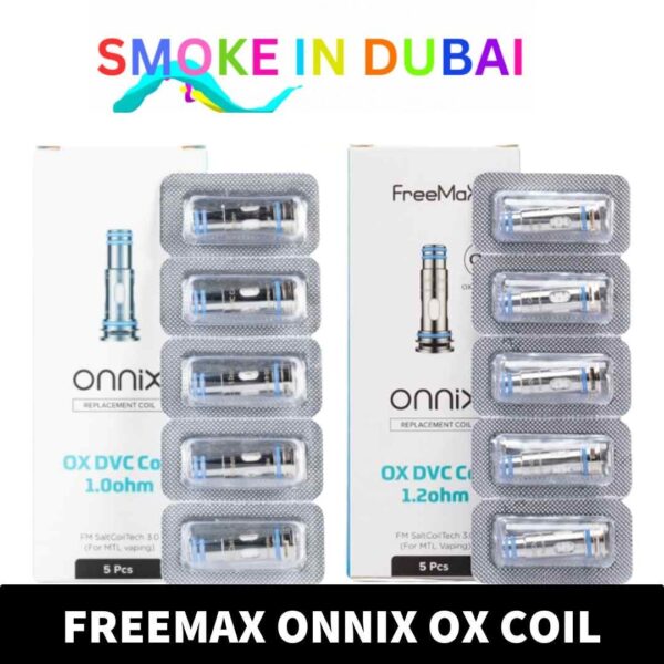 FREEMAX Onnix OX DVC Coil Pack – 5 Pieces Dual Vertical Coil Mesh Coils in Dubai, UAE