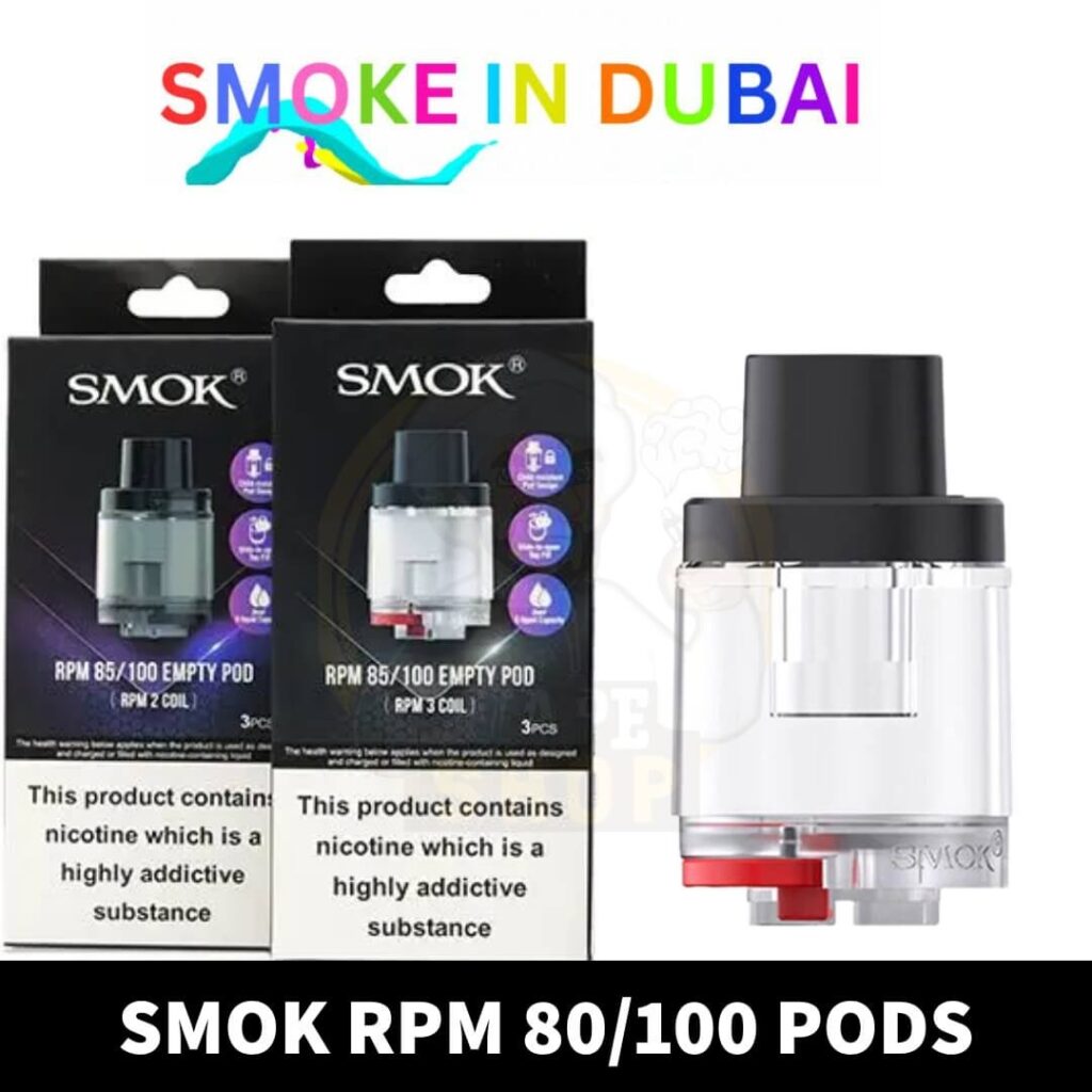 SMOK RPM 85 Pods/ RPM 100 Pods 6ml Replacement Pods in Dubai, UAE – 3PCS Per Pack