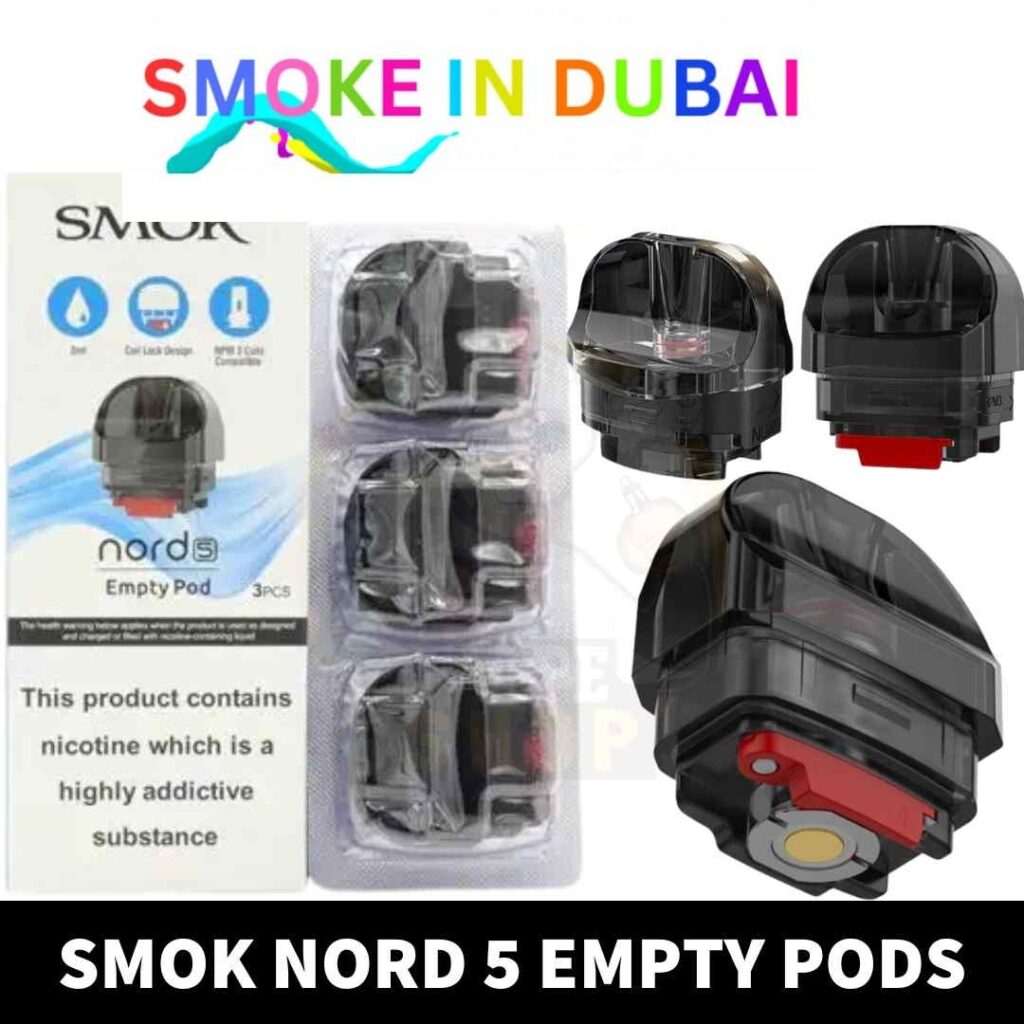 SMOK Nord 5 Pods Empty Pods for 80W in Dubai, UAE – 3PCS Per Pack