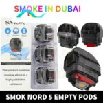 SMOK Nord 5 Pods Empty Pods for 80W in Dubai, UAE – 3PCS Per Pack