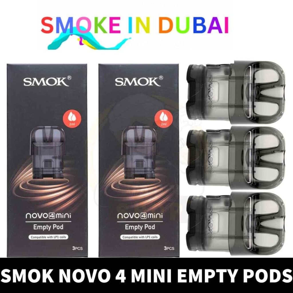 SMOK Novo 4 Mini Empty Pods 2ml Replacement Pods Cartridge in Dubai, UAE