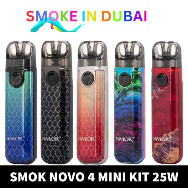 SMOK Novo 4 Mini Kit 900mAh Pod System 25W Vape kit in Dubai, UAE