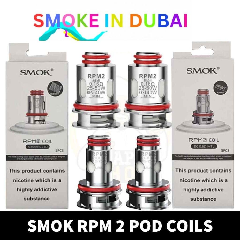 SMOK RPM 2 Coils 0.6ohm DC MTL & 0.16 Meshed Replacement Coils in Dubai, UAE – 5 PCS Per Pack