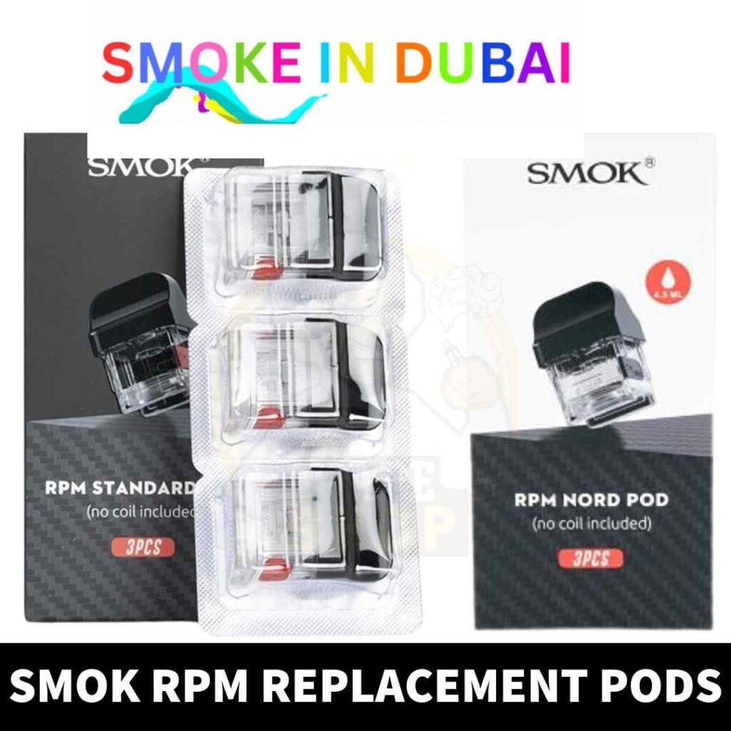 SMOK RPM Pods Standard Pod & Nord Pod For RPM40 in Dubai, UAE – 3 PCS Per Pack