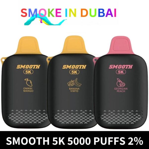 Smooth 5k 5000 Puffs 2% Nicotine Disposable Vape in Dubai