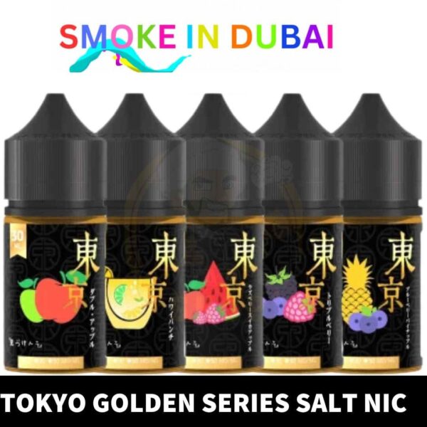 TOKYO Golden Series Salt Nicotine 30ml Vape Juice 30mg 50mg E-Liquid in Dubai, UAE