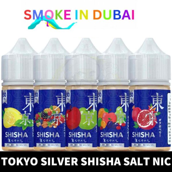 TOKYO Silver Shisha Series Salt Nicotine 30ML Vape Juice 30MG E-Liquid in Dubai, UAE
