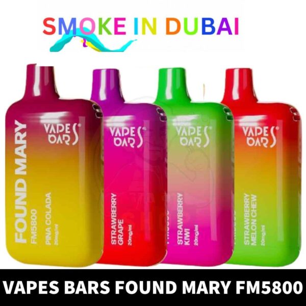 VAPES BARS Found Mary Disposable FM5800 20mg 5800 Puffs Rechargeable Vape in Dubai, UAE