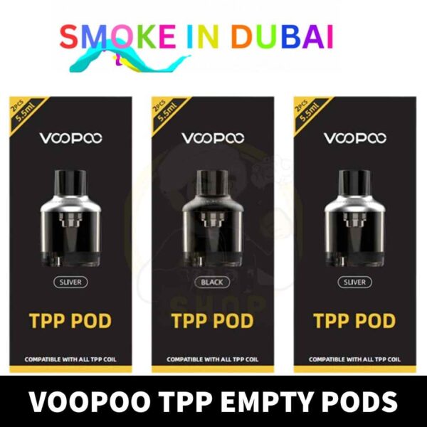 VOOPOO TPP Empty Pods 5.5ml Replacement Pods in Dubai, UAE