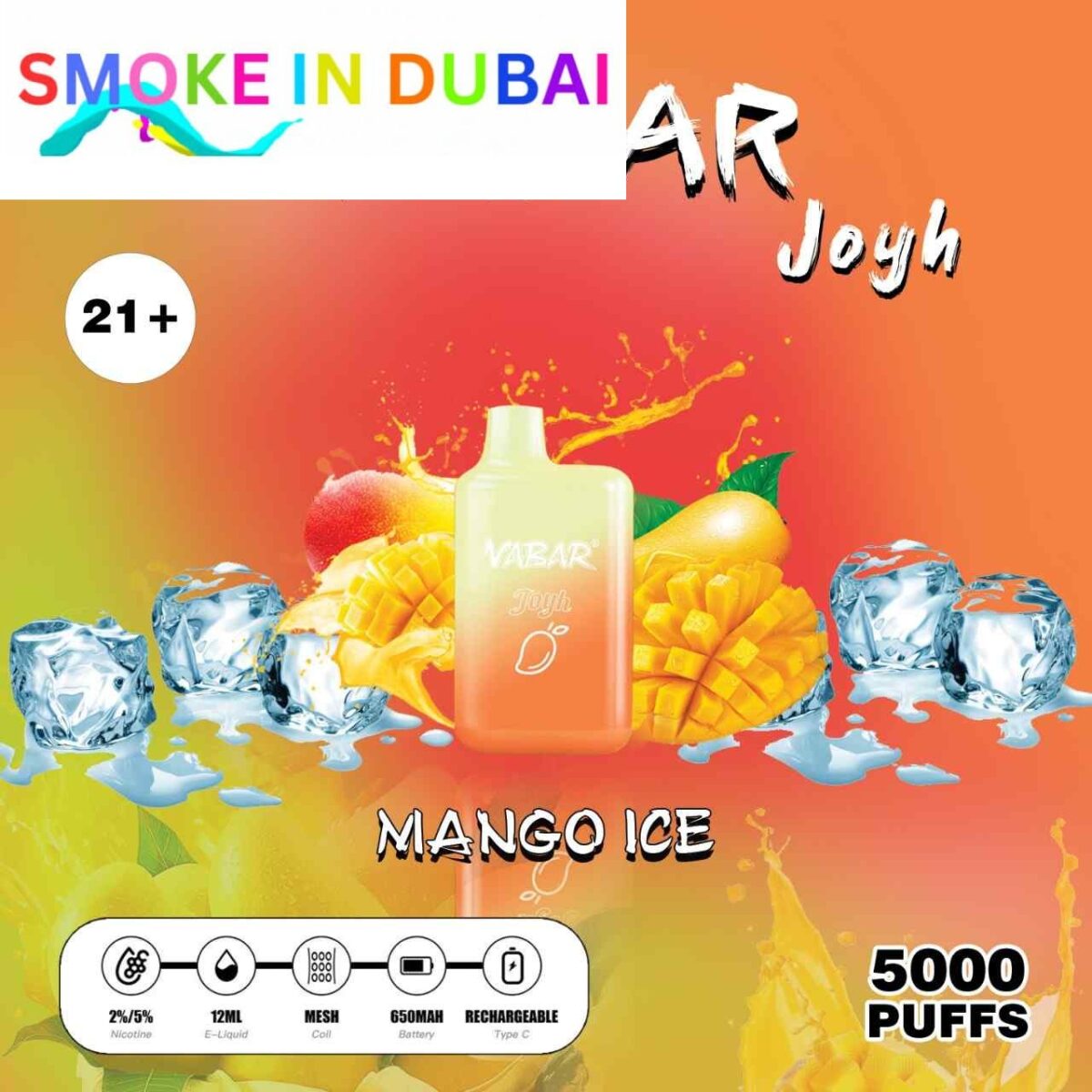 smokeindubai Buy Vabar Joyh Disposable 5000 Puffs 2 5 in UAE from our vape shop in UAE