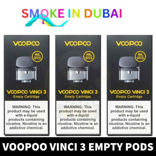 VOOPOO Vinci 3 Empty Pods 4ml Replacement Pod Cartridge in Dubai, UAE