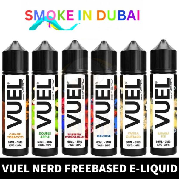 Vuel Nerd Freebased E-liquid  Created By Nerd Brand