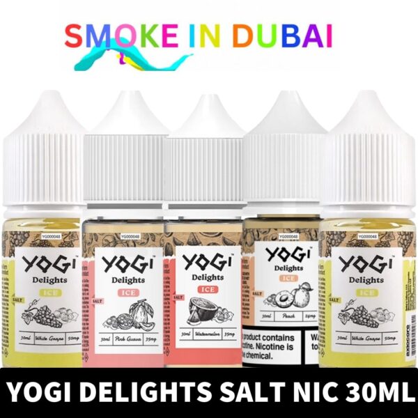 YOGI Delights Salt Nicotine 30ml Vape Juice 35mg & 50mg E-Liquid in Dubai, UAE