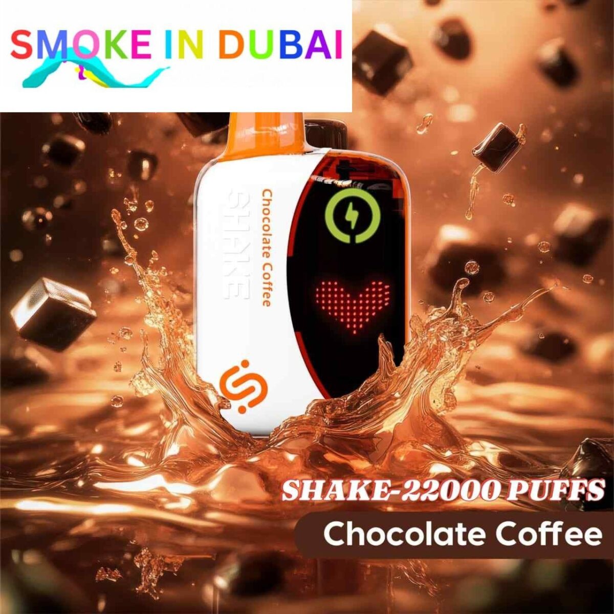 smokeindubai CHILLAX Shake 22000 Puffs Price in Dubai COCOLATE COFFEE 2