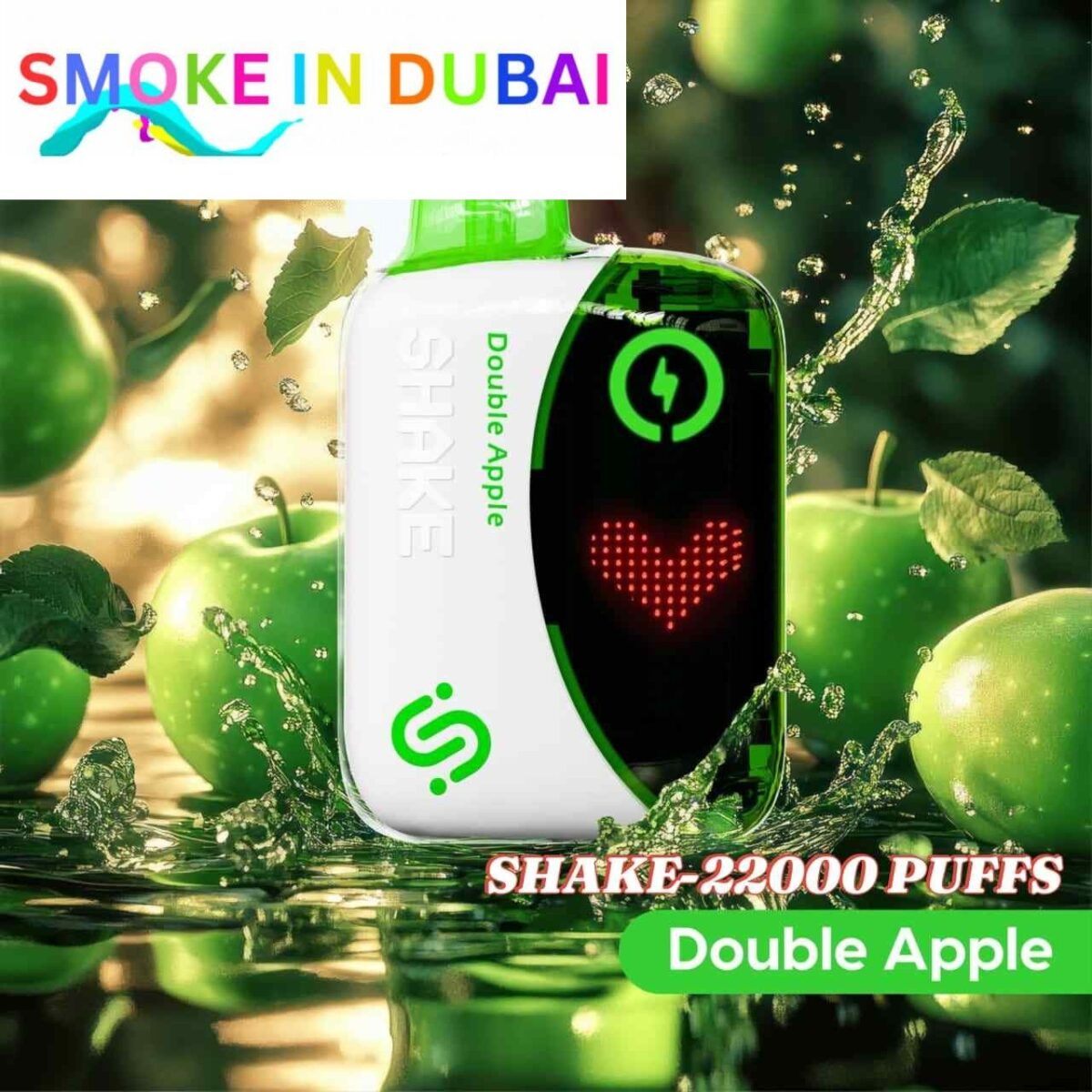 smokeindubai CHILLAX Shake 22000 Puffs Price in Dubai DOUBLE APPLE 2