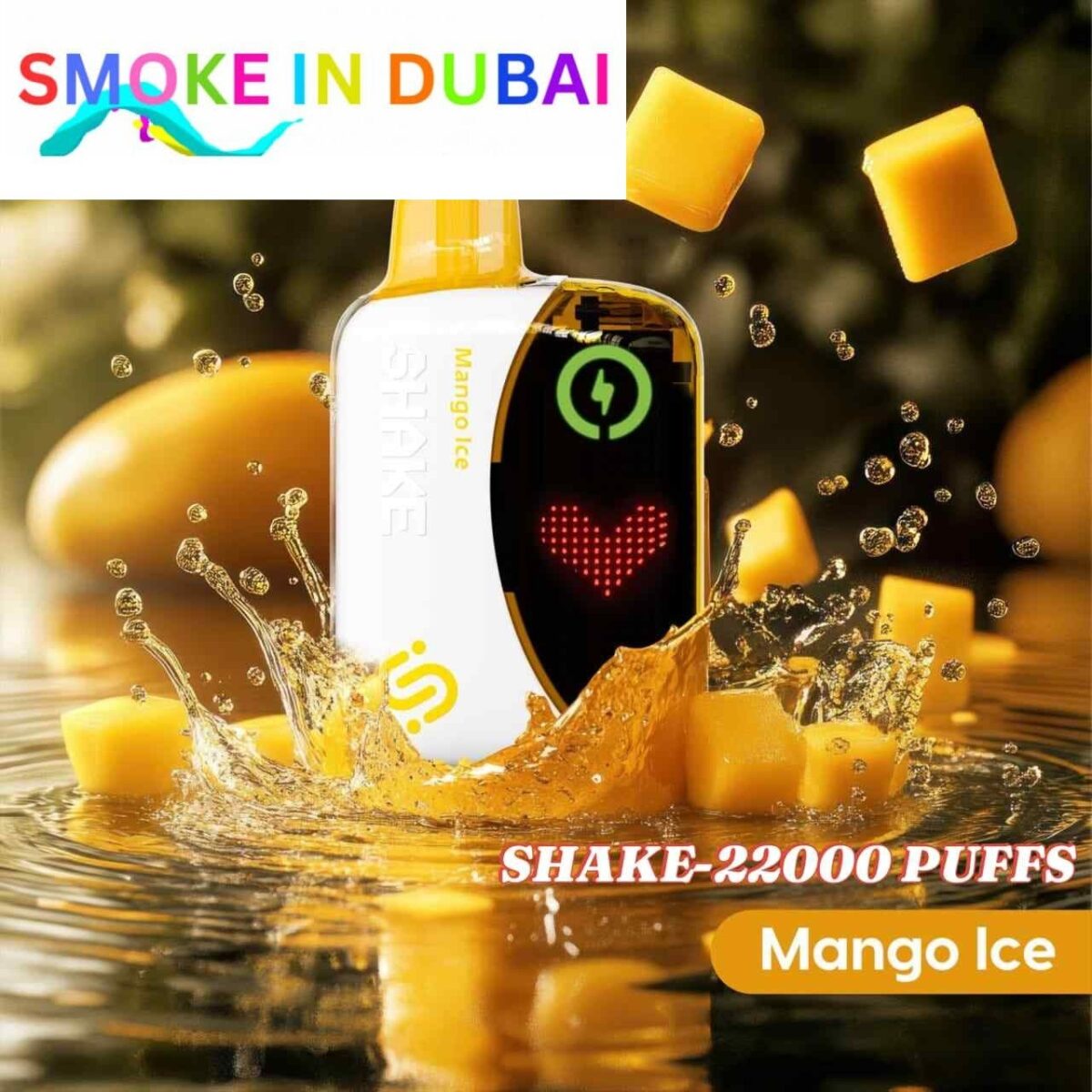 smokeindubai CHILLAX Shake 22000 Puffs Price in Dubai MANGO ICE 2