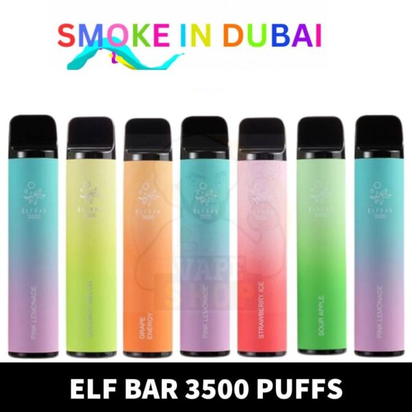 ELF BAR 3500 Puffs Disposable Vape Buy in Dubai UAE