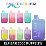 ELF BAR 5000 PUFFS 2% NICOTINE DISPOSABLE VAPE IN DUBAI