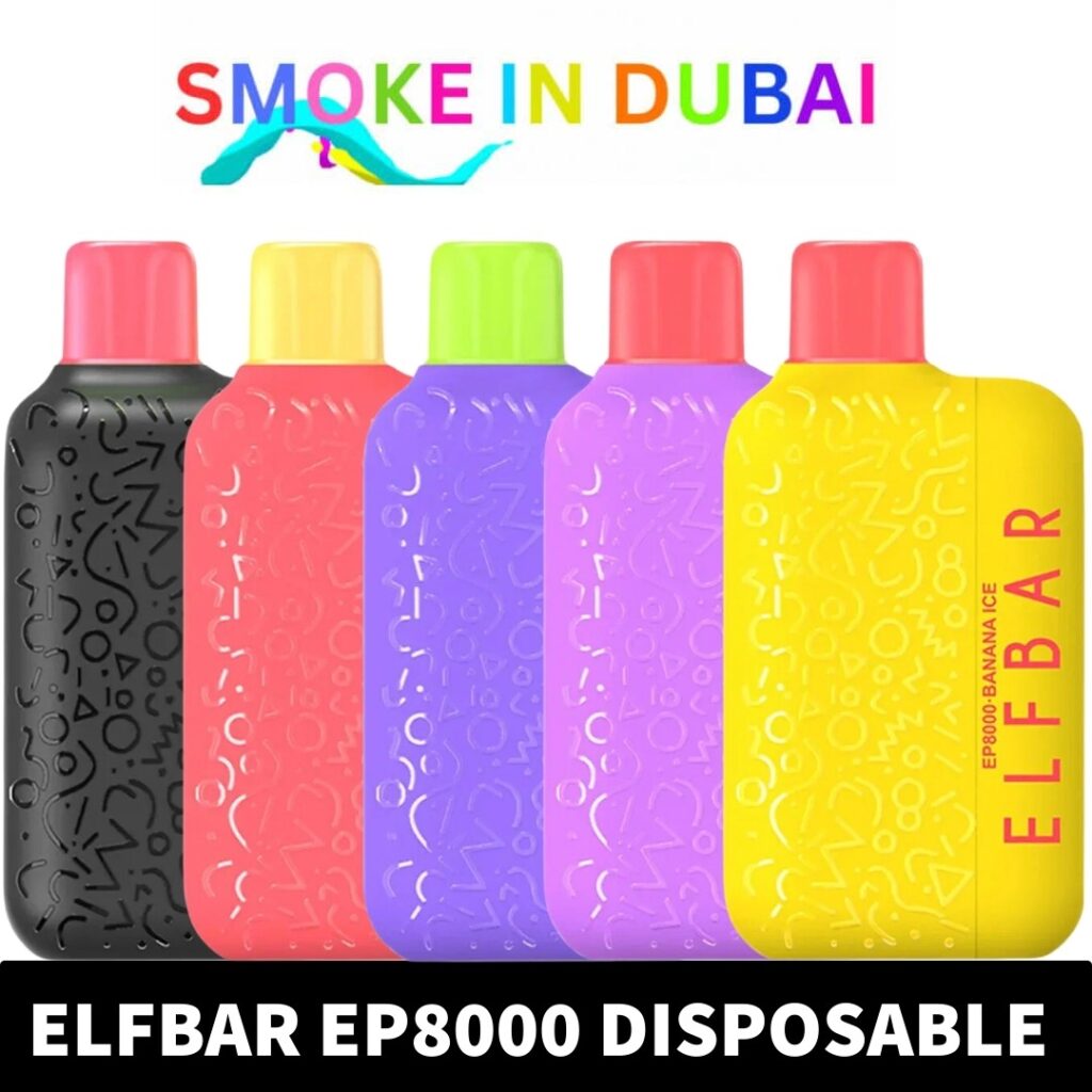 ELF BAR EP8000 Puffs 20MG & 50MG Nicotine Disposable Vape in Dubai, UAE