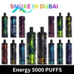 KK Energy Disposable Vape 5000 puffs Rechargeable E Cigarettes in UAE