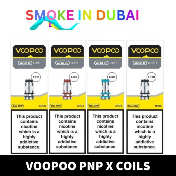 VOOPOO PNP X Replacement Pod Coils ( 5 PCS) in Dubai, UAE