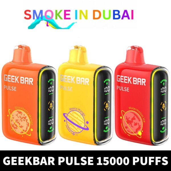 GEEKBAR Pulse 15000 Puffs 50mg Disposable Vape in Dubai, UAE