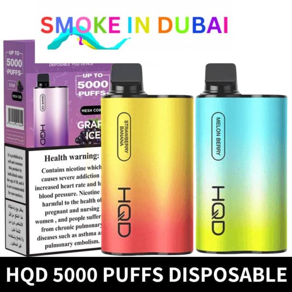 HQD CUVIE 5000 Puffs Disposable Vape In Dubai