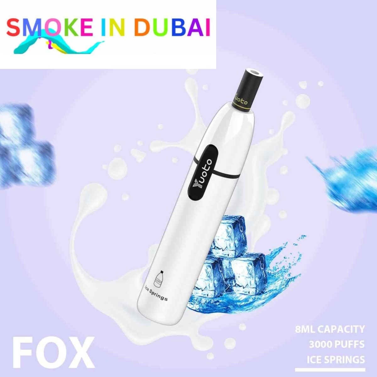 YUOTO Fox Disposable 5% 3000 Puffs Rechargeable Vape in Dubai, UAE