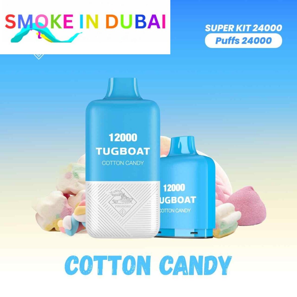 TUGBOAT SUPER KIT 24000 PUFFS 5% NICOTINE DISPOSABLE VAPE