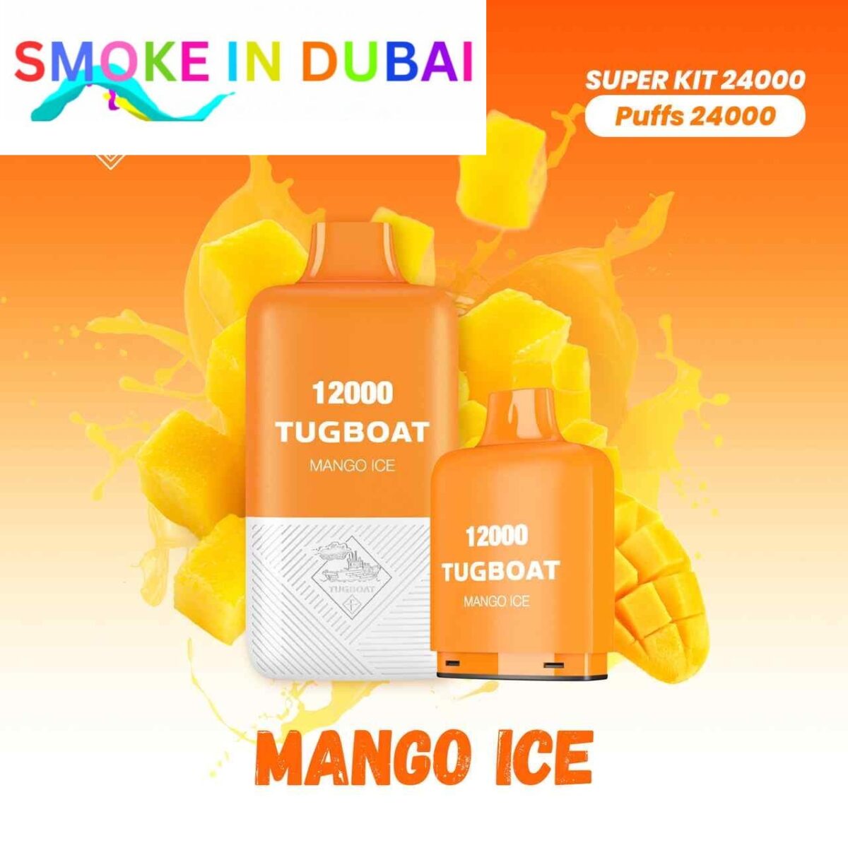 TUGBOAT SUPER KIT 24000 PUFFS 5% NICOTINE DISPOSABLE VAPE