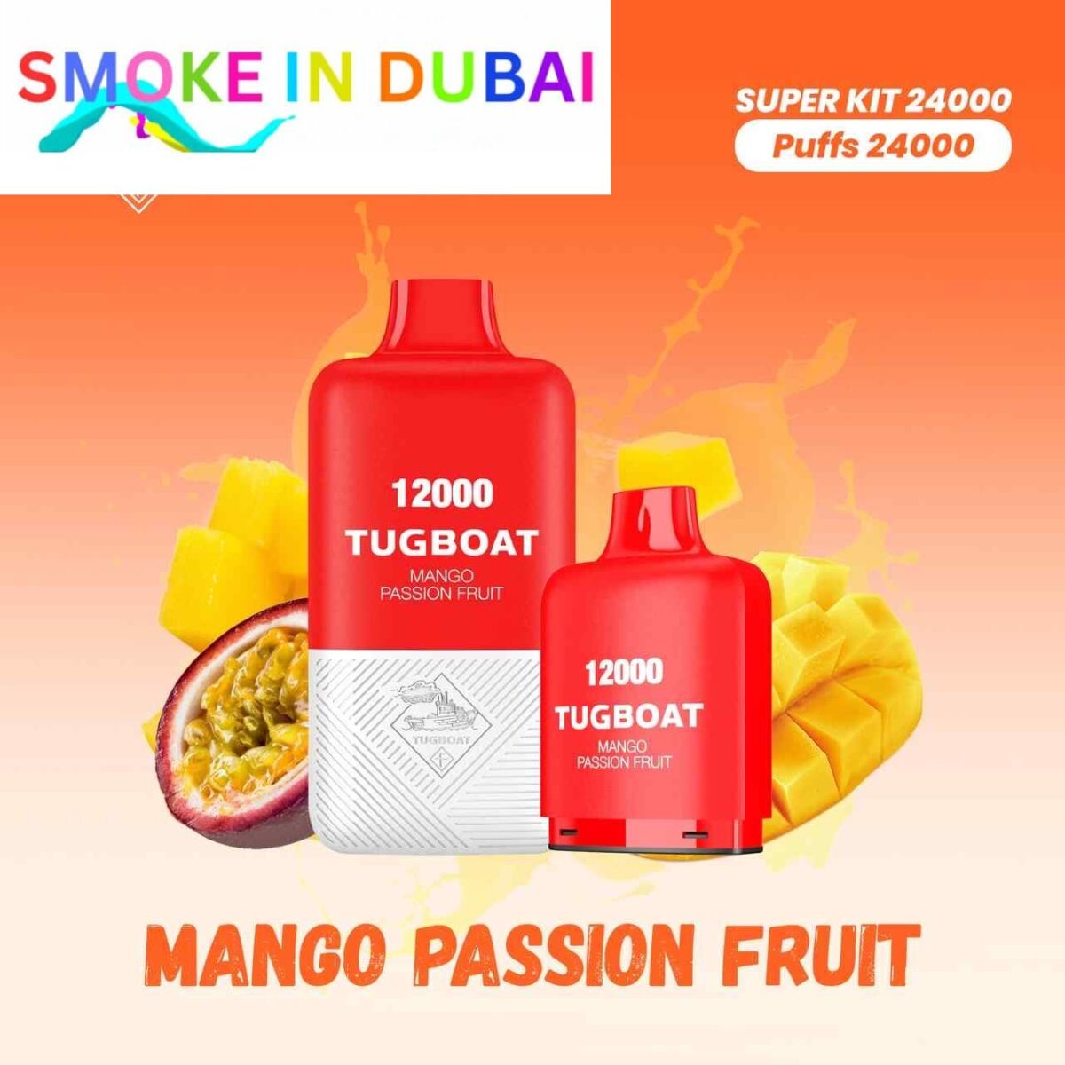 TUGBOAT SUPER KIT 24000 PUFFS 5% NICOTINE DISPOSABLE VAPE