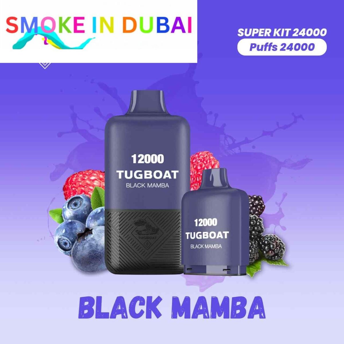 TUGBOAT SUPER KIT 24000 PUFFS 5% NICOTINE DISPOSABLE VAPE