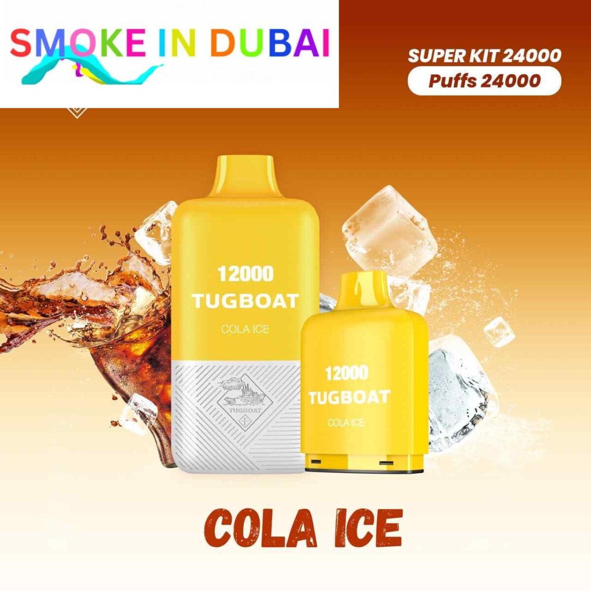 TUGBOAT SUPER KIT 24000 PUFFS 5% NICOTINE DISPOSABLE VAPE