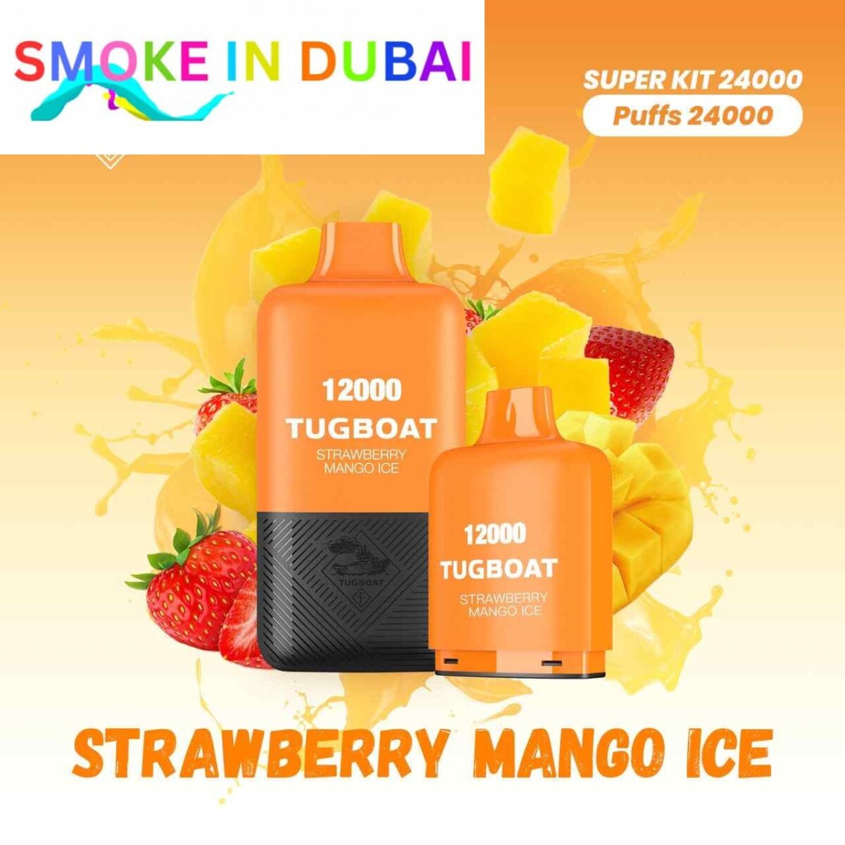 TUGBOAT SUPER KIT 24000 PUFFS 5% NICOTINE DISPOSABLE VAPE