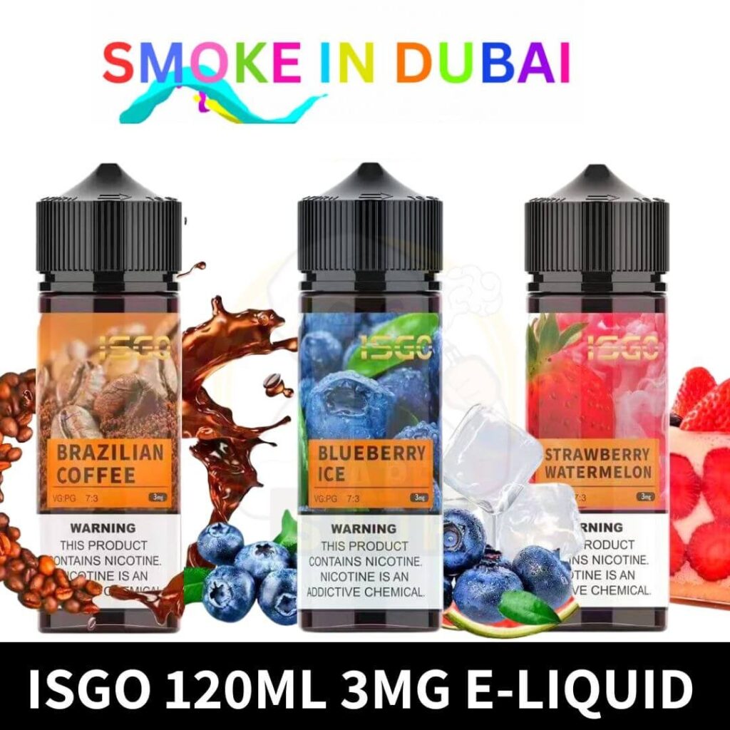 Isgo 3mg 120ml E-liquid In Dubai